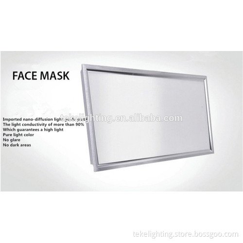 commercial office surface mounted led panel light 600x1200mm